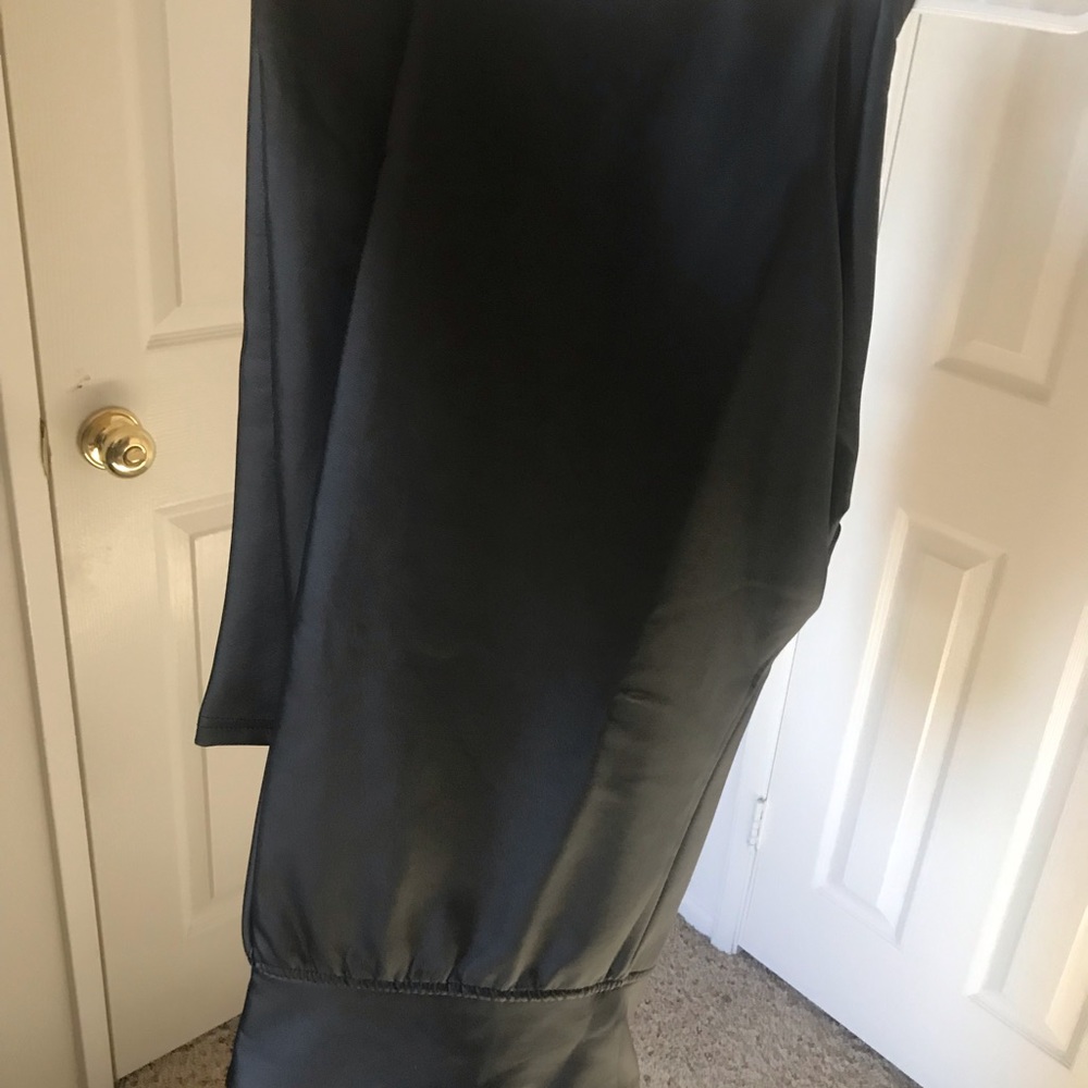 Black leather leggings
